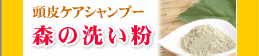 頭皮ケアシャンプー森の洗い粉 ヘアケアファンデーション