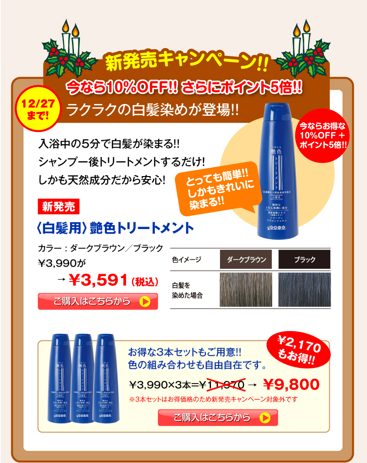 年末年始のお休み・商品の注文と発送について