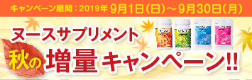 ヌース増量